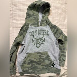 John Deere Kids Green Camo Hoodie